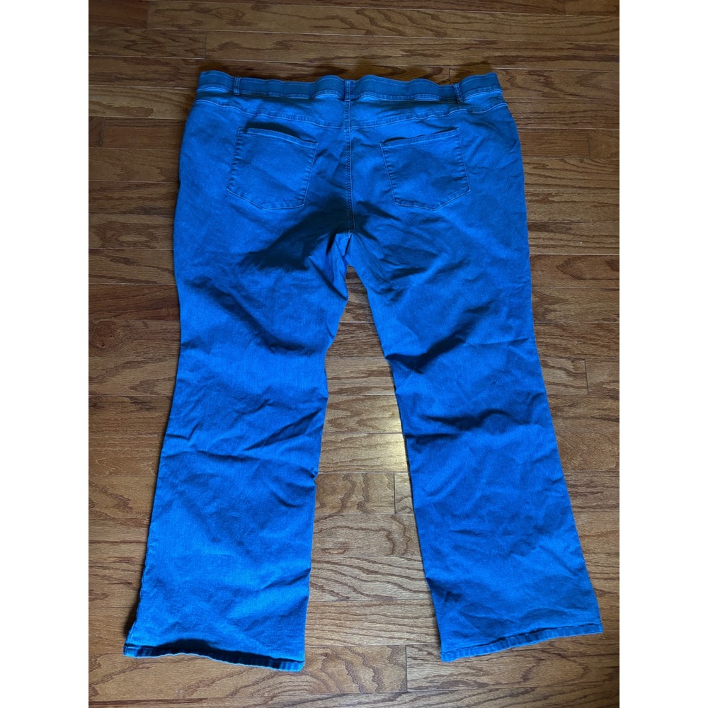 Woman Within Light Wash Blue Jeans Size 36W Tall - Picture 9 of 11